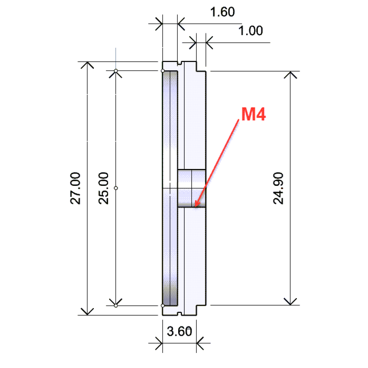Балансир 27 мм.