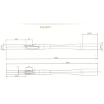 Спінінгова карбонова рукоятка - Z001