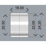 Грип з EVA для гайки KDPS16 - PUHRODS EF-KDPS16-"Кільце"