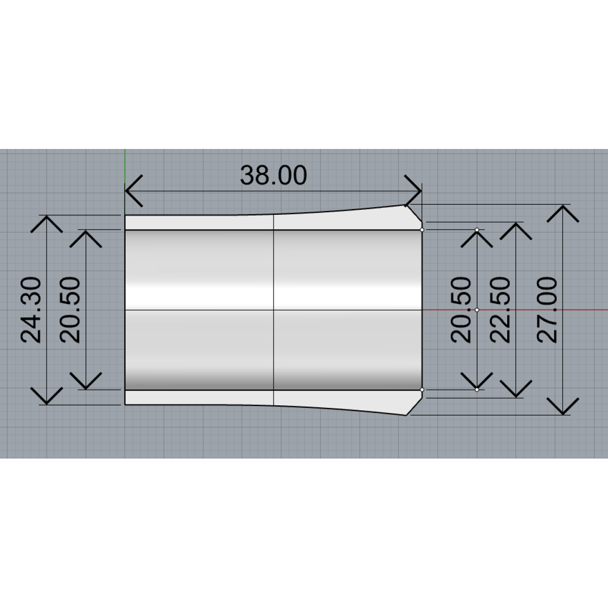 Грип з EVA для гайки KDPS16 - PUHRODS EF-KDPS16-"Рюмка-M22U"