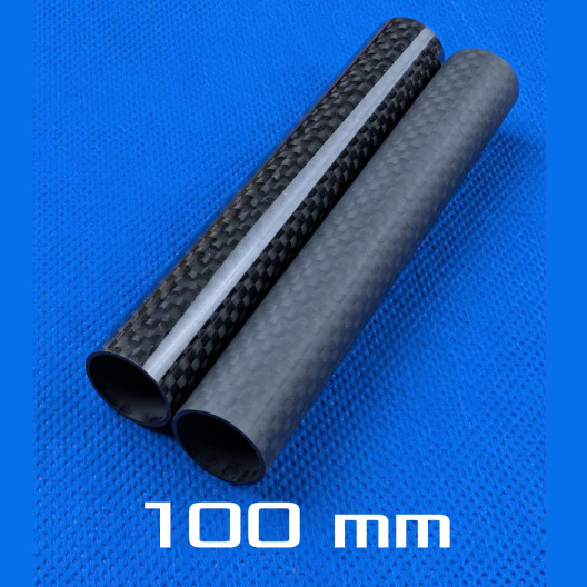 Carbon tube 15.5 x 100 mm.