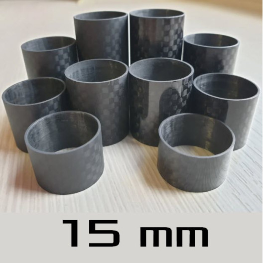 Карбонова трубка 20,4 x 22 x 15 мм для гайки FUJI KDPS-16