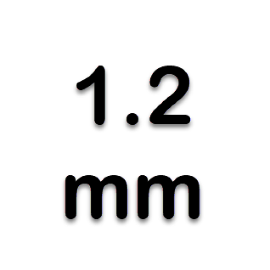 1.2 mm.