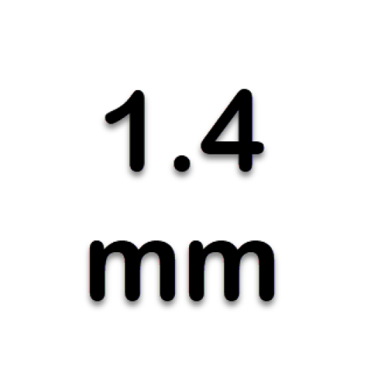 1.4 mm.