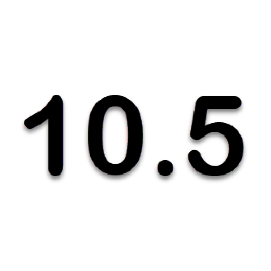 10.5 mm.