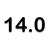 14 mm.