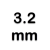 3.2 mm.+22.25 грн