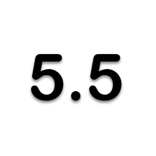 5.5 mm.