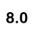 8 mm.