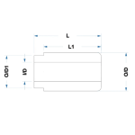 "Циліндр" TVS16 Форгрип для котушкоутримача TVS16 з EVA