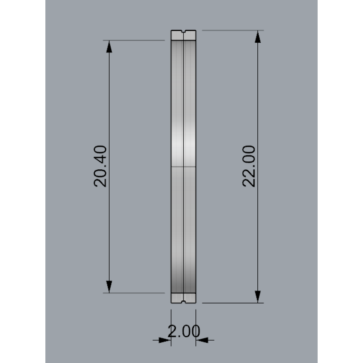 Trim KDPS16 Light-1.5 мм - Декоративний трим для гайки KDPS16 FUJI