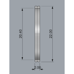 Trim KDPS16 Light-1.5 мм - Декоративний трим для гайки KDPS16 FUJI