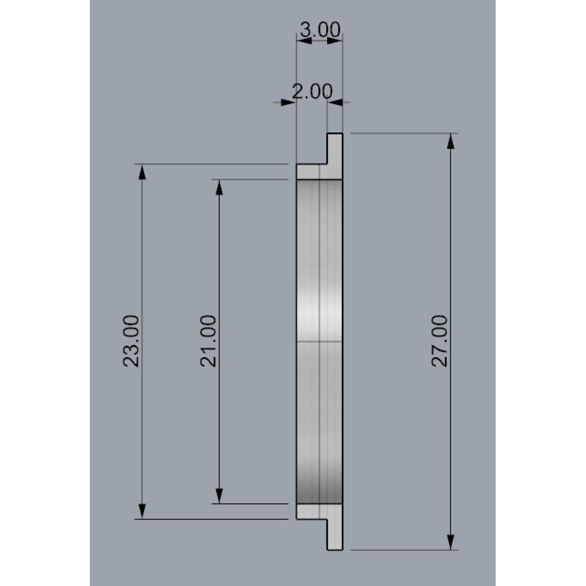 Trim ECS16 - Декоративний трим для котушкотримачів ECS16 та ACS16