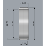 KDPS16-N - Декоративний трим для гайки