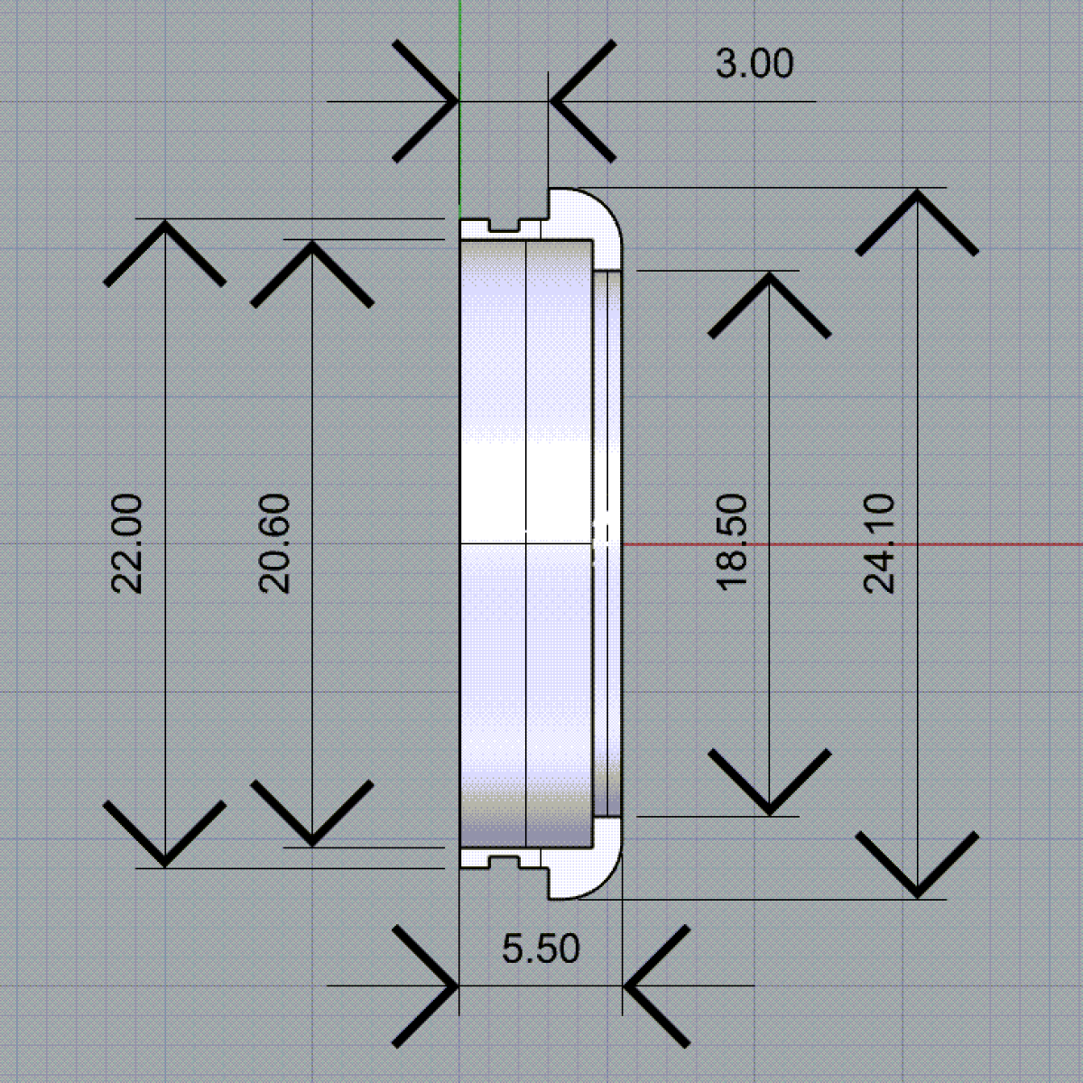 CBTOP-24 - Декоративна накладка для оформлення гайки NVSSK-15