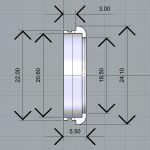 CBTOP-24 - Декоративна накладка для оформлення гайки NVSSK-15