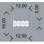 Баткап PUHBUT Light 19 мм.