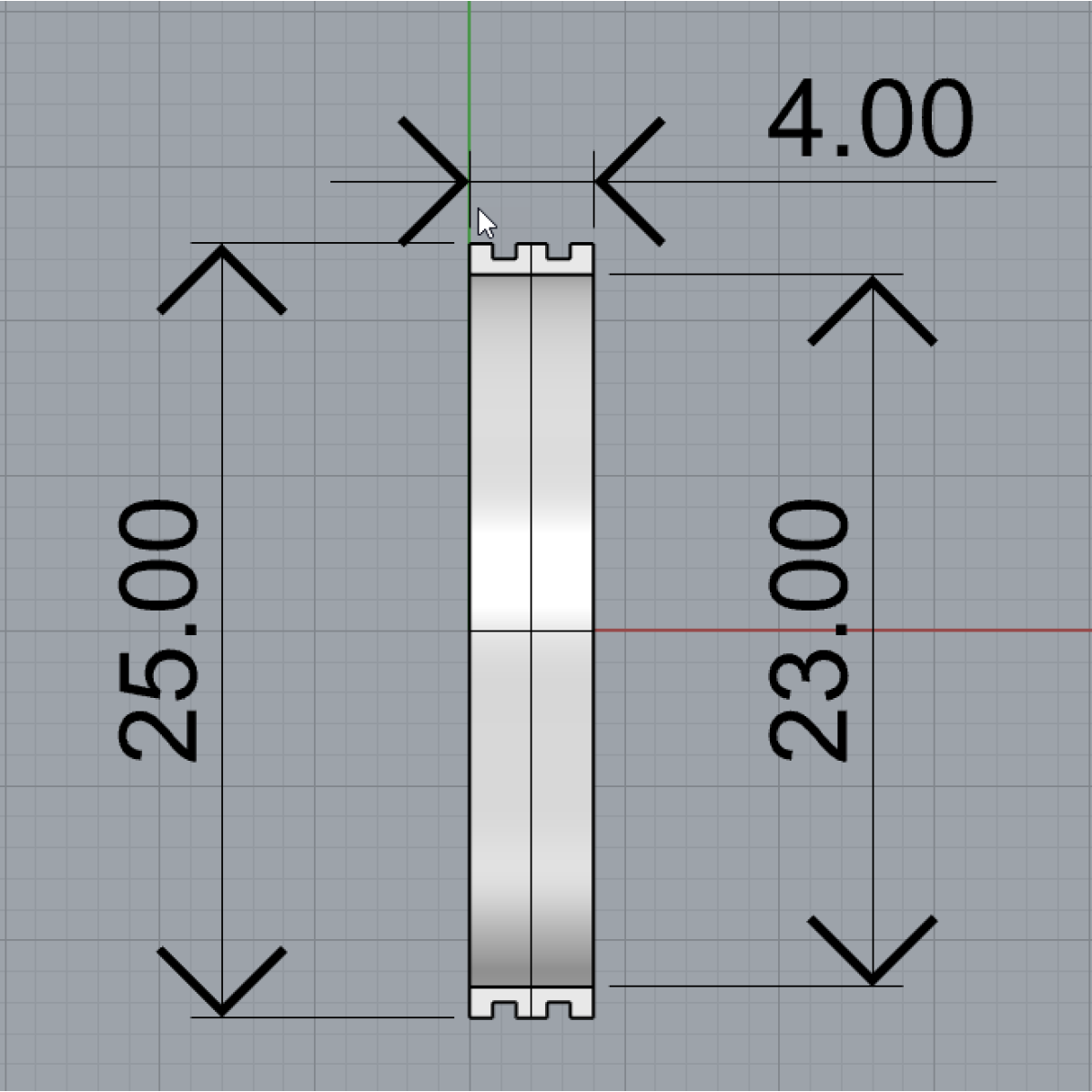 Декоративний трим 25 х 4 мм.