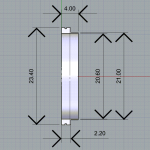 TR-SK2 23 мм - Декоративна накладка для гайки NVSSK-15