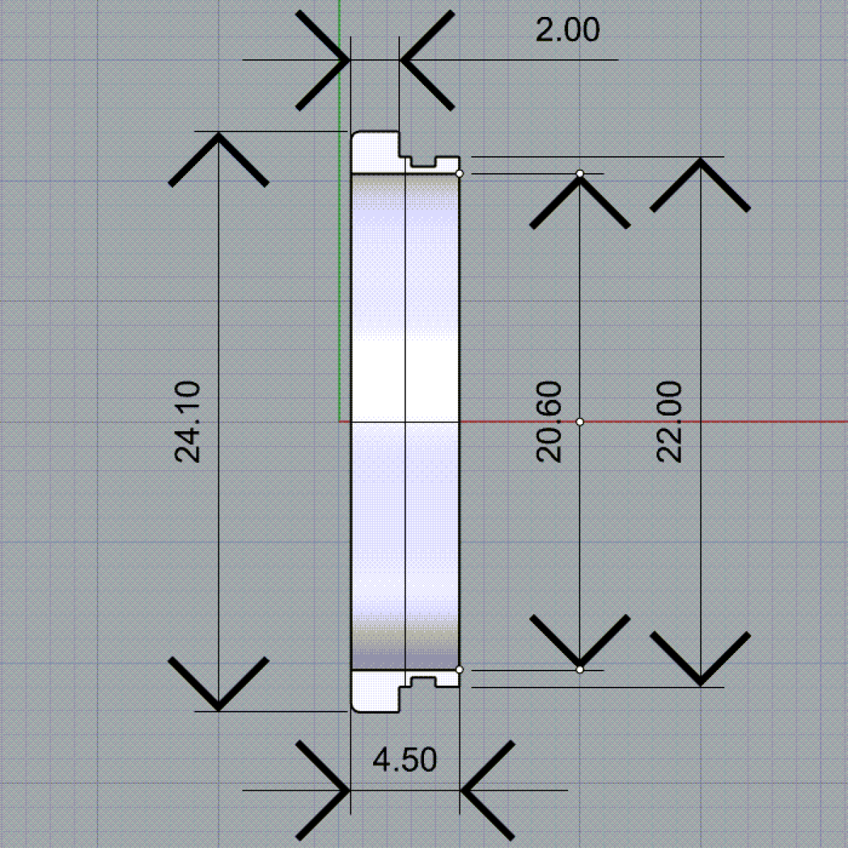TR-SK2 24 мм - Декоративна накладка для гайки NVSSK-15