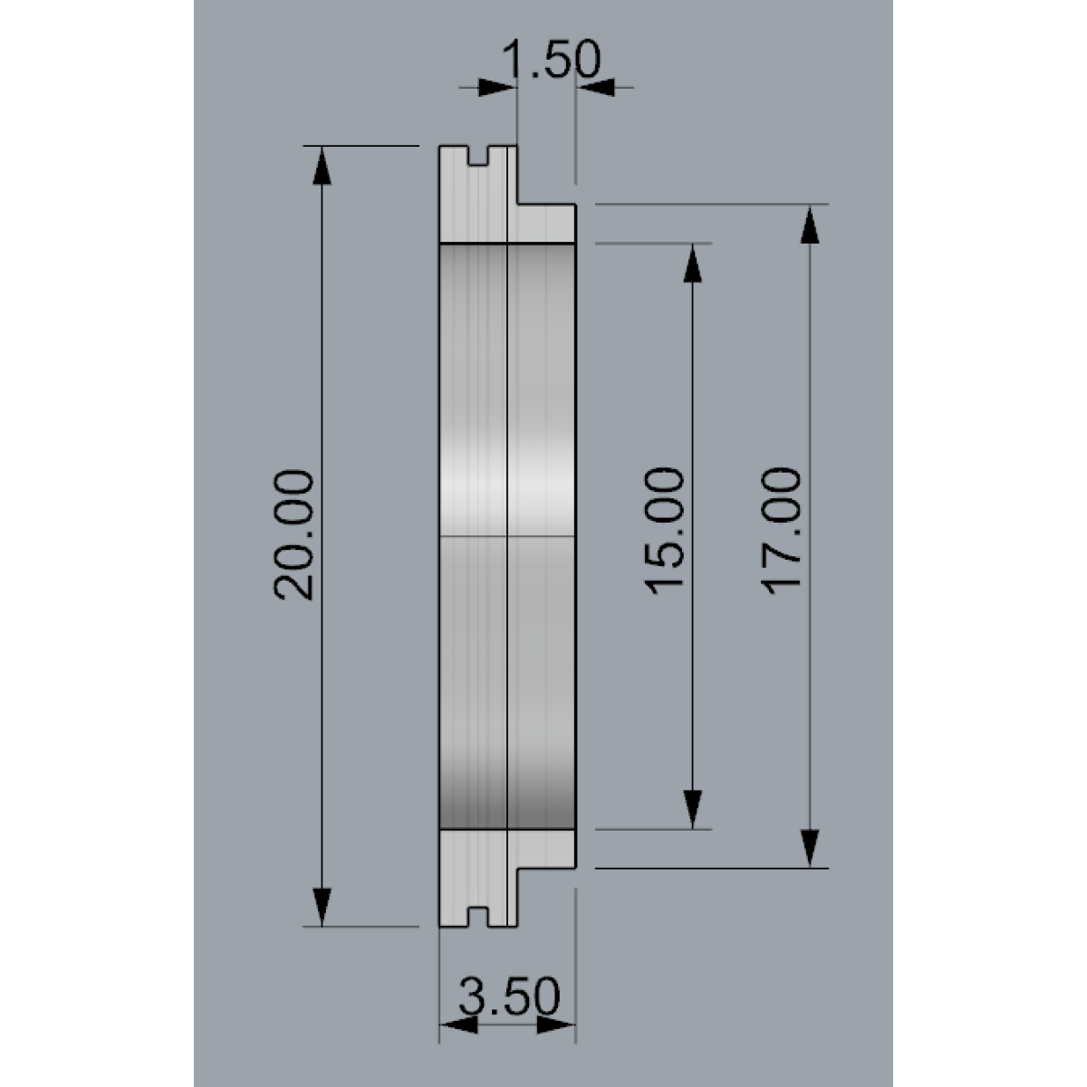 Trim TVS16 - Декоративний трим для катушкоутримувача TVS16