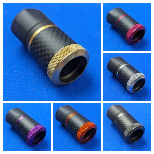 Trim SKS16-KN-8 - Декоративний трим для оформлення гайки KSKSS16 з карбоновою трубкою (З накаткою)