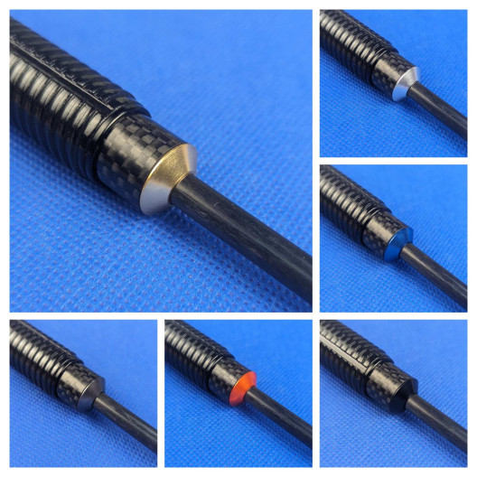 D15-14FR-3 - Декоративний відінг для дизайну торця карбонової труби 15 мм.