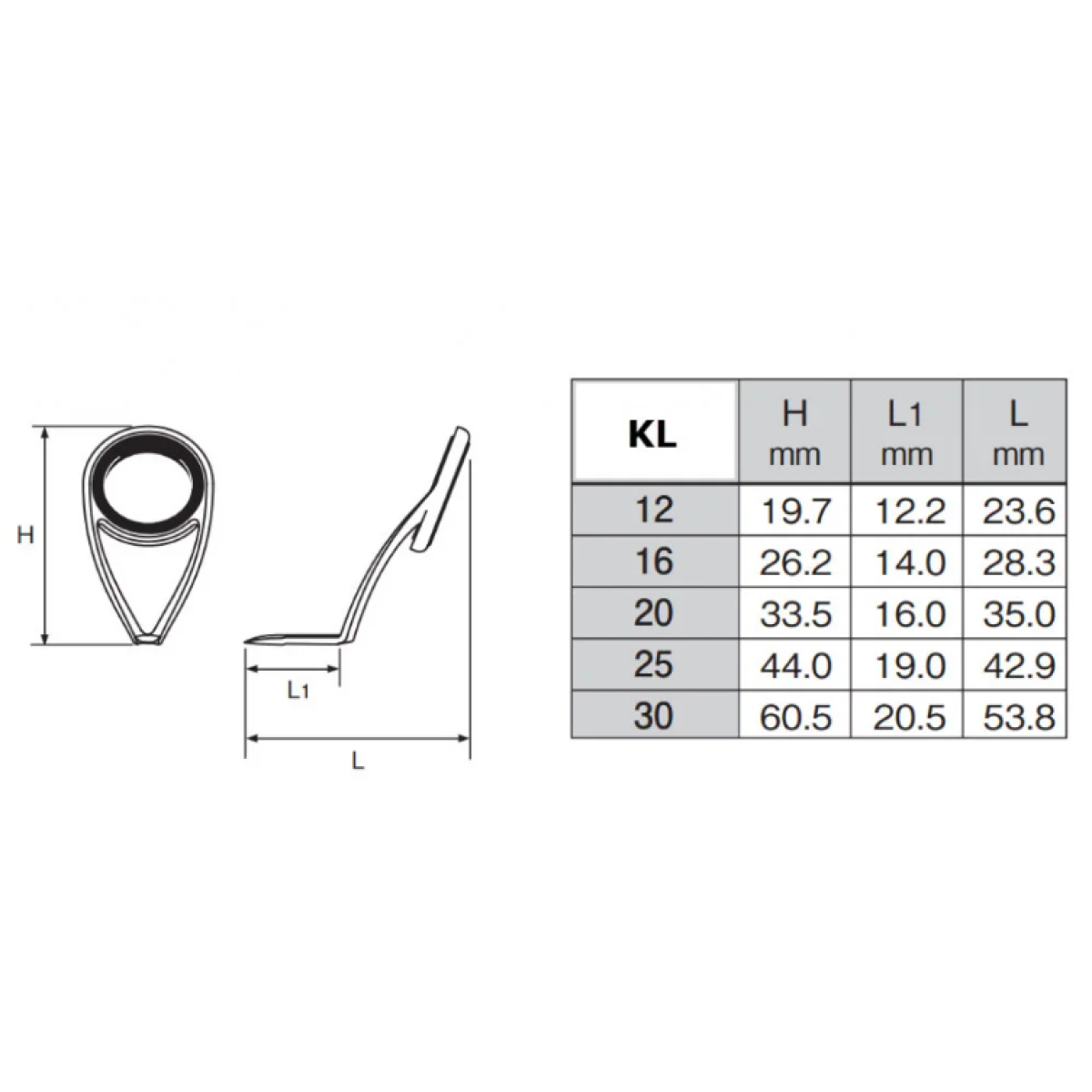 FUJI SIC P-KLSG 30 - нержавіючі кільця