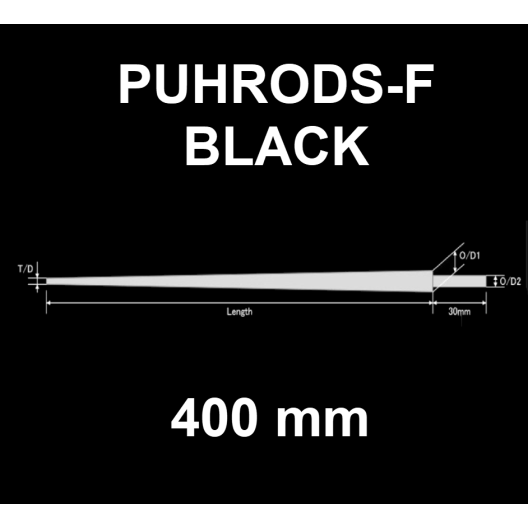Вклеювання PUHRODS-F 400 мм BLACK