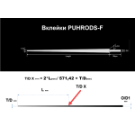 Вклейки PUHRODS-F 600 мм