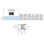 Гайка FUJI  тип TJ/ASH