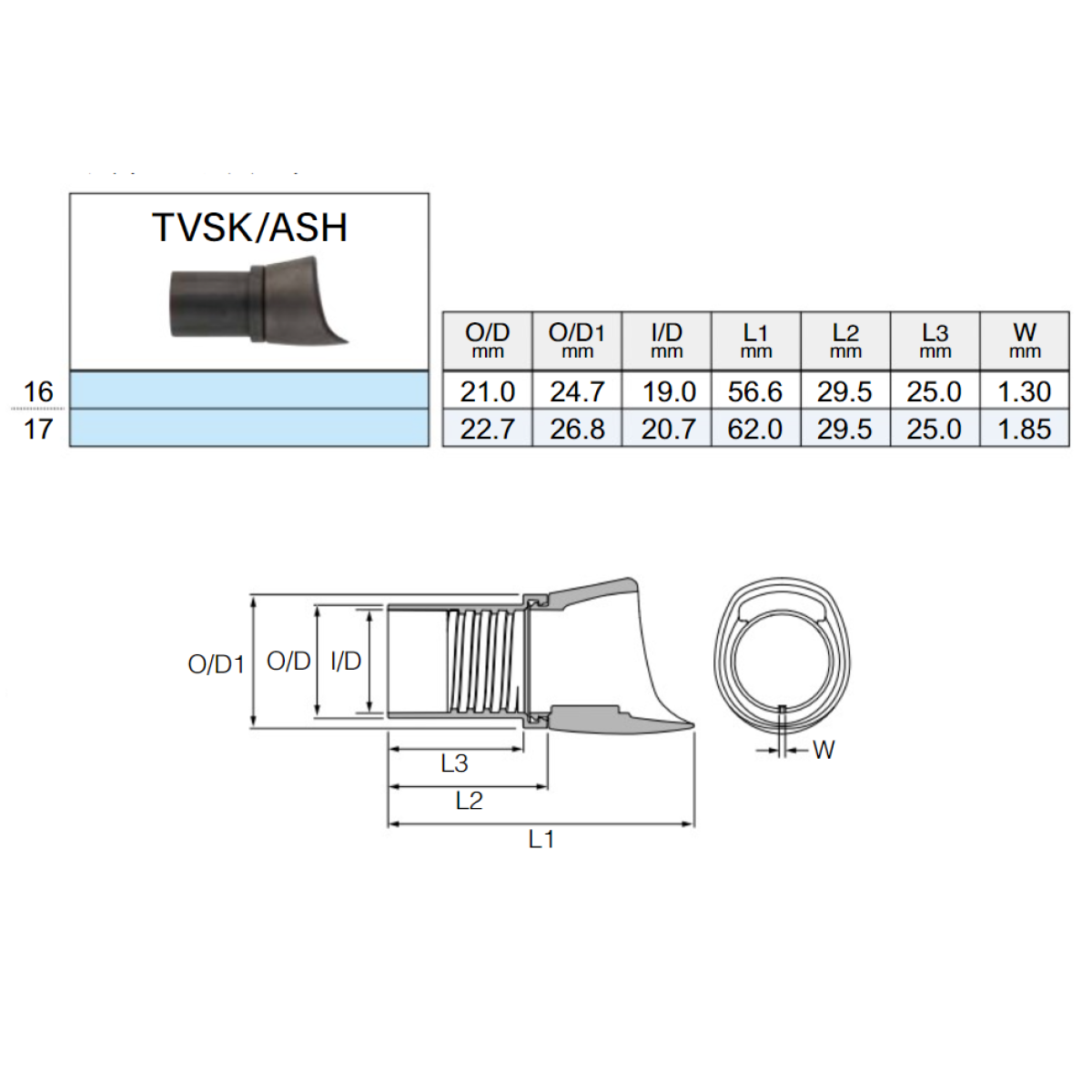 Гайка FUJI  тип TK/ASH