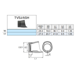 Гайка FUJI  тип SJ/ASH