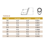 XOG-6N - Спінінгові кільця Sea Guide