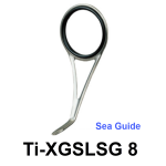 Ti-YGSLSG-8 - Титанові спінінгові кільця Sea Guide