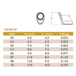 XOG-5,0W - Спінінгові кільця Sea Guide