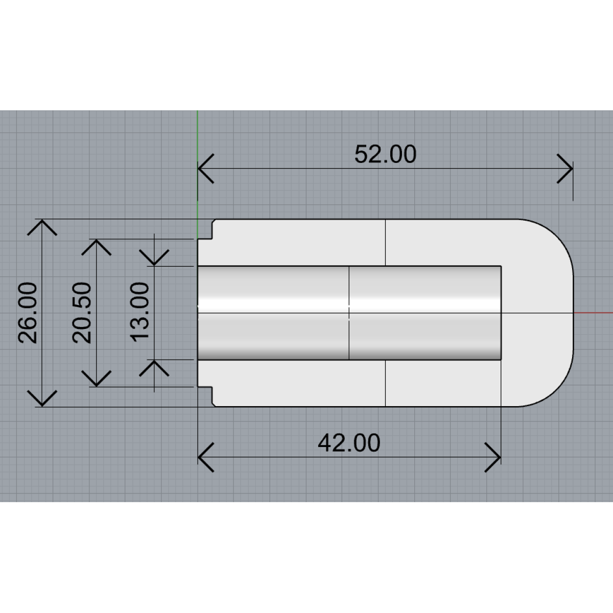 Feeder Butt Cap 26 mm Classic