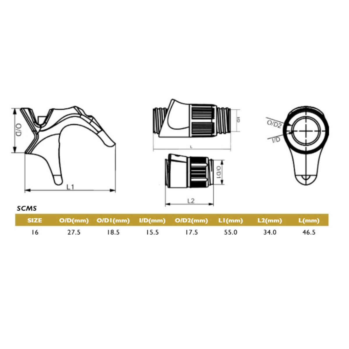 SCMS-WN16 S - Кастинговий катушкотримач