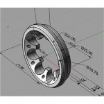 Декоративний три тип S-12FR 22 mm.