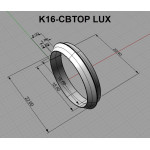 Декоративний елемент для оформлення гайок KDPS16 тип K16-CBTOP LUX