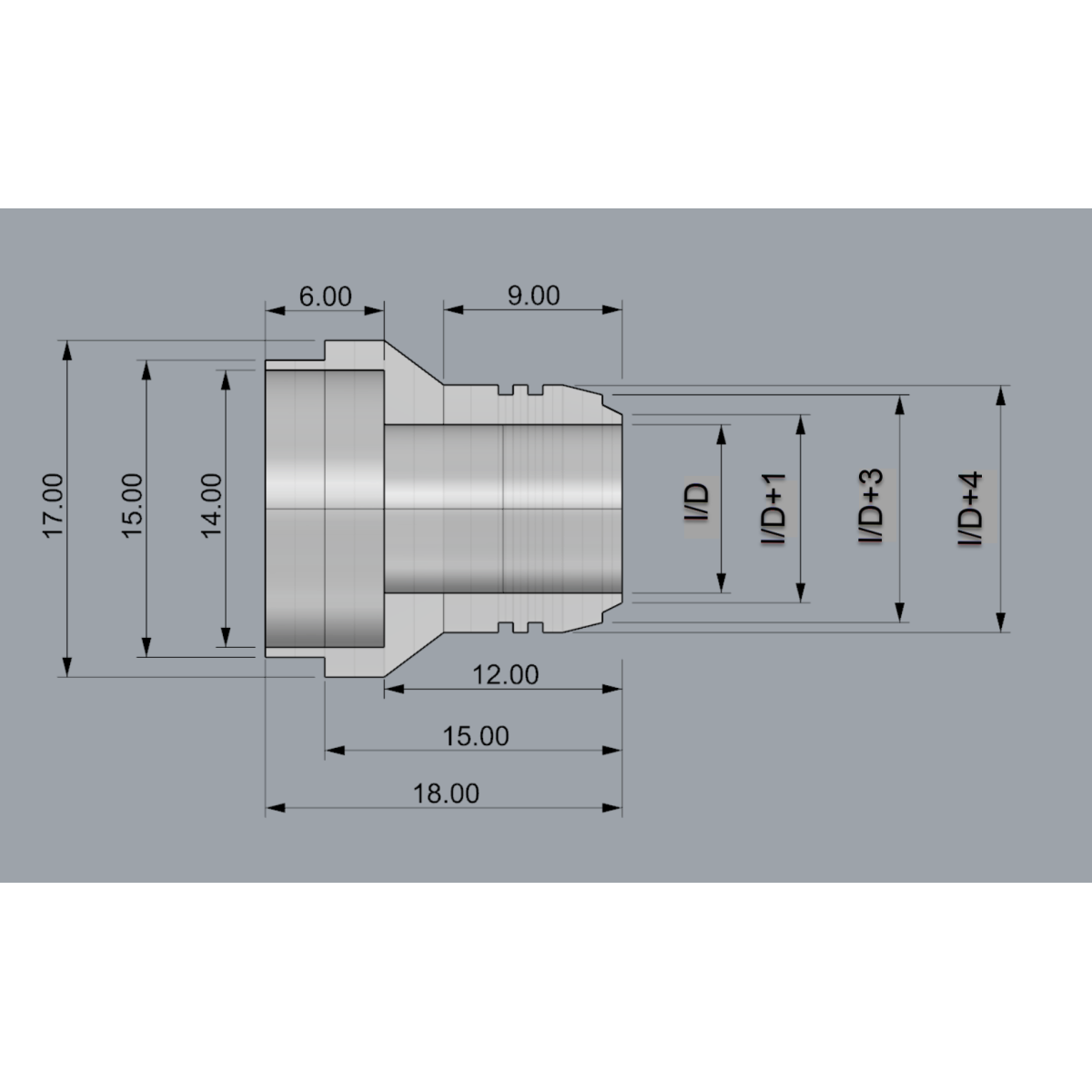 Мундштук PRO - для оформлення кінця різьби 16 котушкотримачів