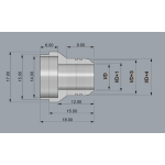 Мундштук PRO - для оформлення кінця різьби 16 котушкотримачів
