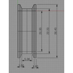 PUHRODS Butt Caps E-27MH