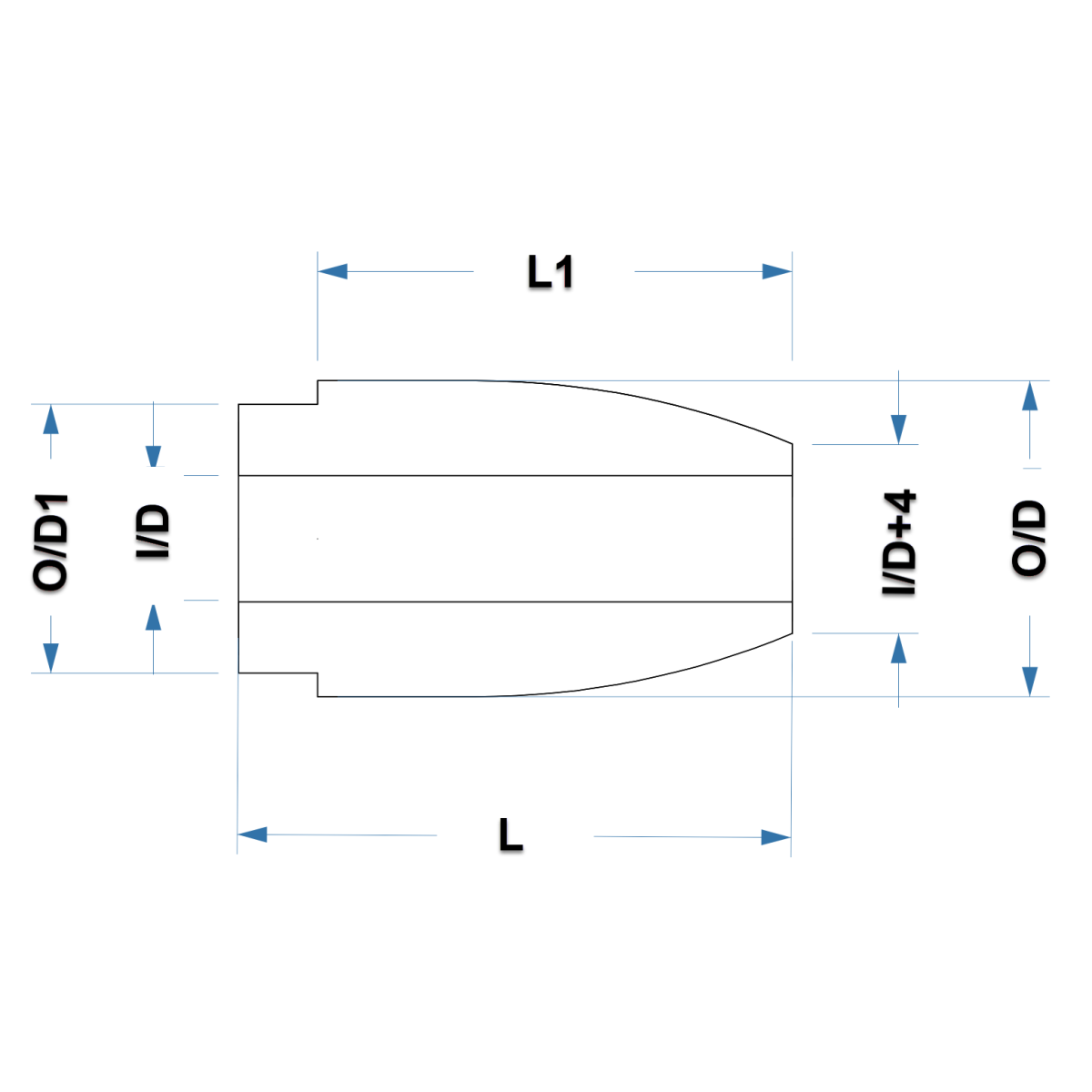 "Куля" TVS17 Форгрип для катушкотримача TVS17 з EVA