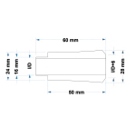 "Рюмка" TVS17  Форгрип  для котушкотримача  з EVA