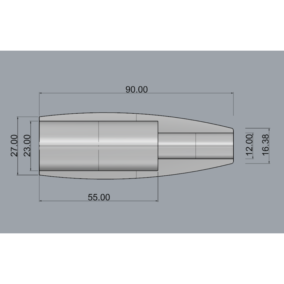 Грип з EVA для гайки KDPS17-"Куля"