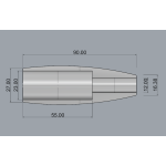 Грип з EVA для гайки KDPS17-"Куля"