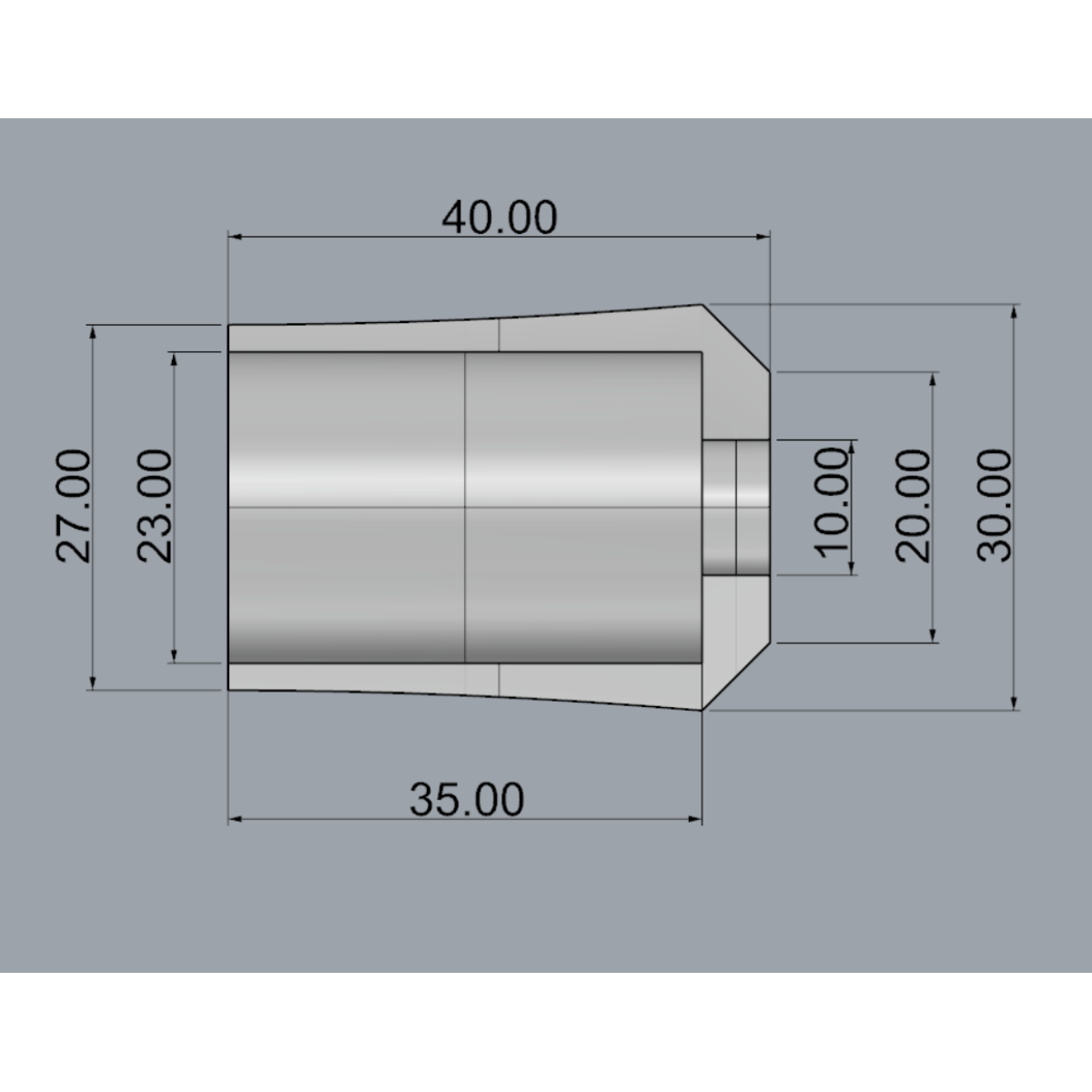 Грип з EVA для гайки KSK17-"Рюмка"