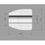 PUHRODS Butt Cap 30 -10E