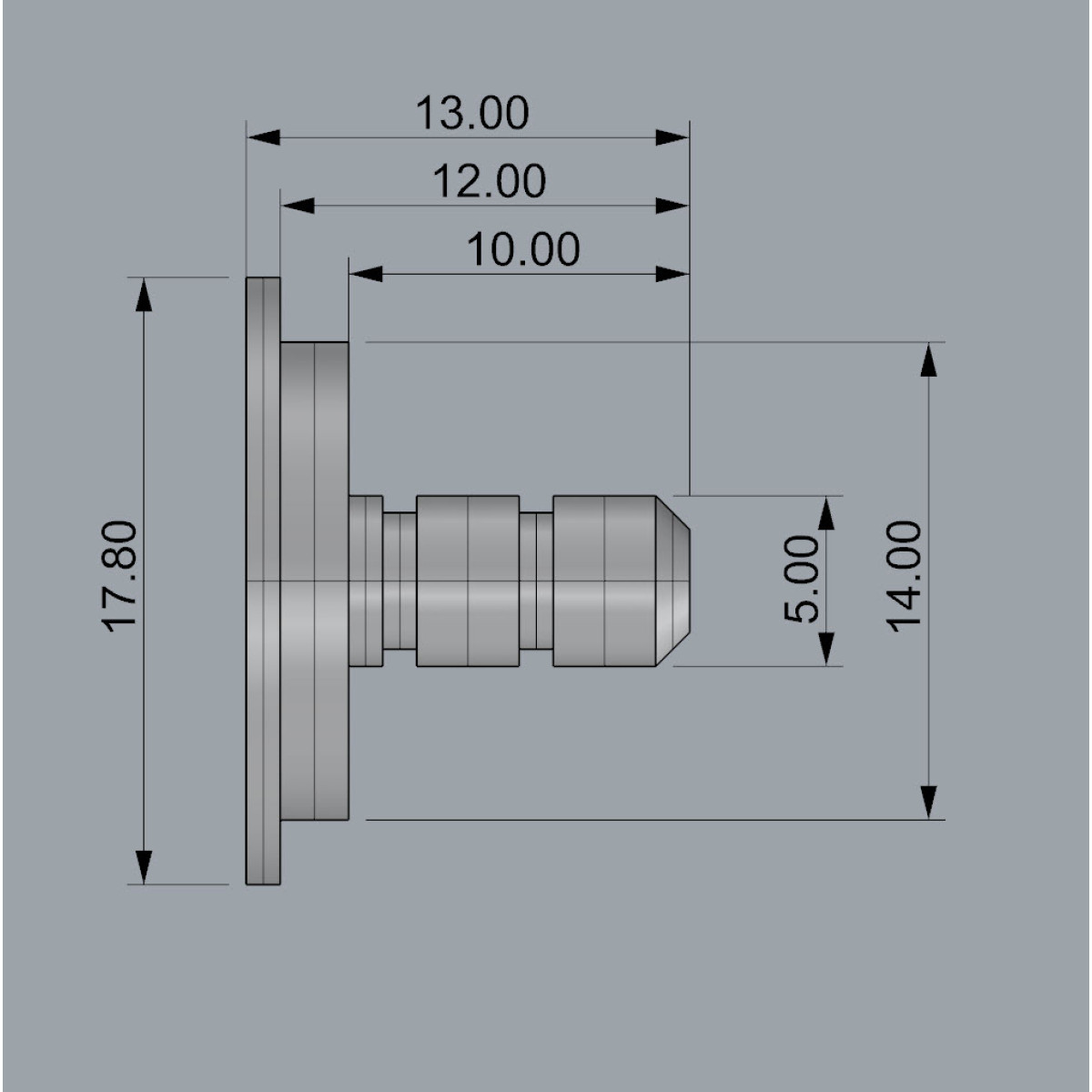 Баткап PUHBUT Universal 18 мм.